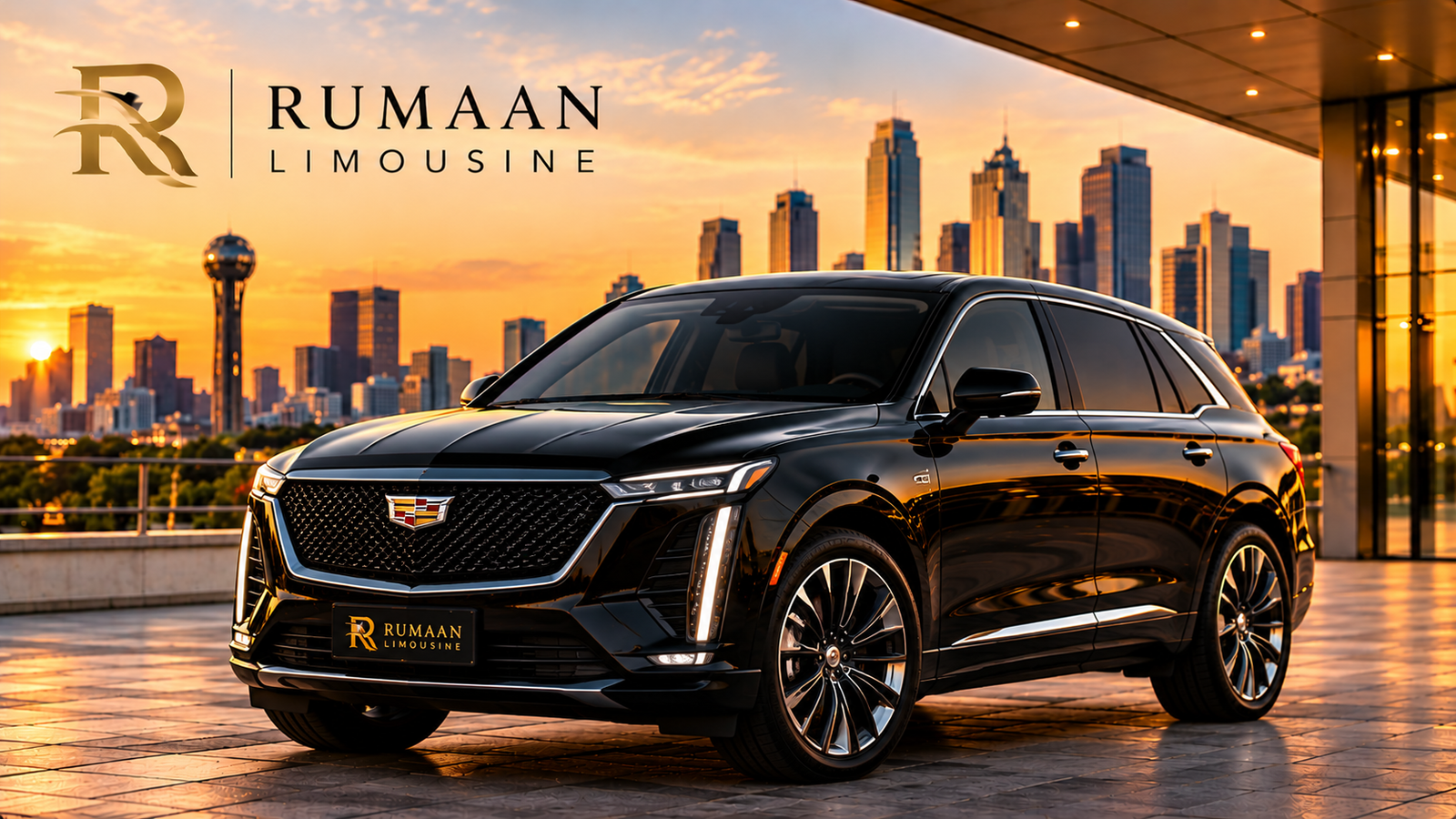 Black executive sedan